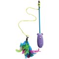 Feedingtime Laser  Feather Teaser Wand Cat Toy Assorted Color FE1517582